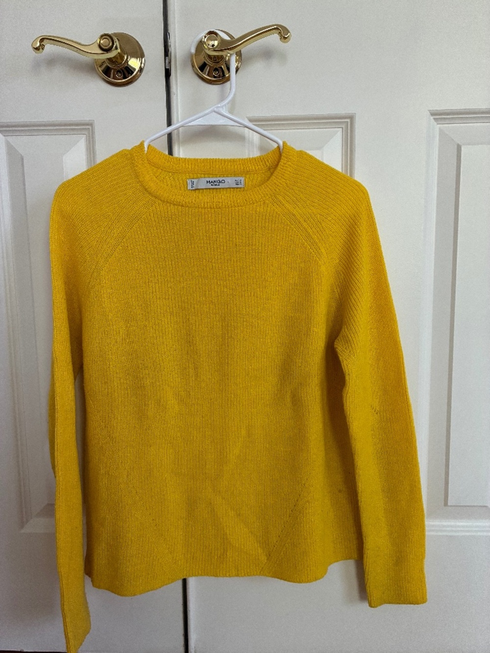 Bright yellow sweater, Mango, size S